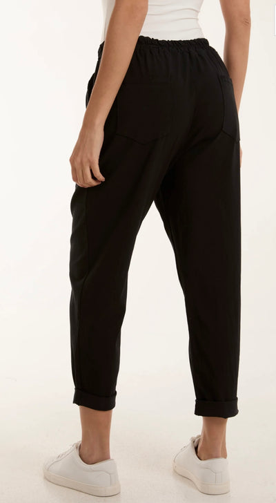 Washed Relaxed Fit Magic Trousers- Bea