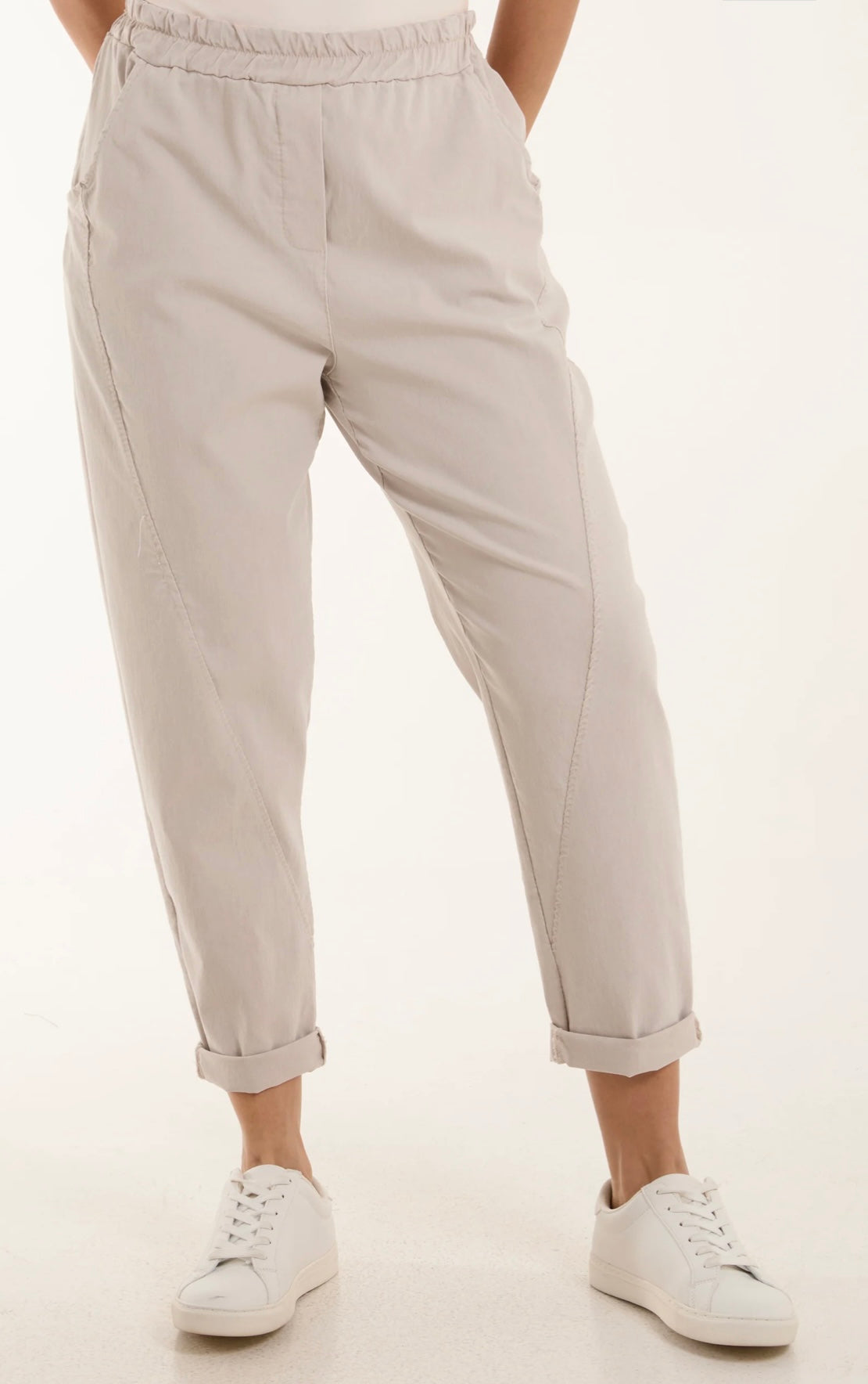 Washed Relaxed Fit Magic Trousers- Bea