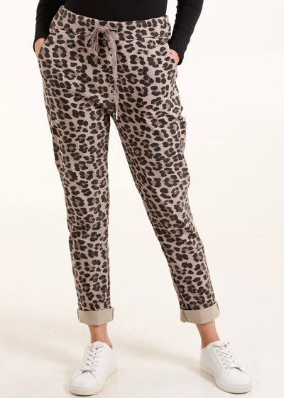 Leopard Print Magic Trousers- Cora