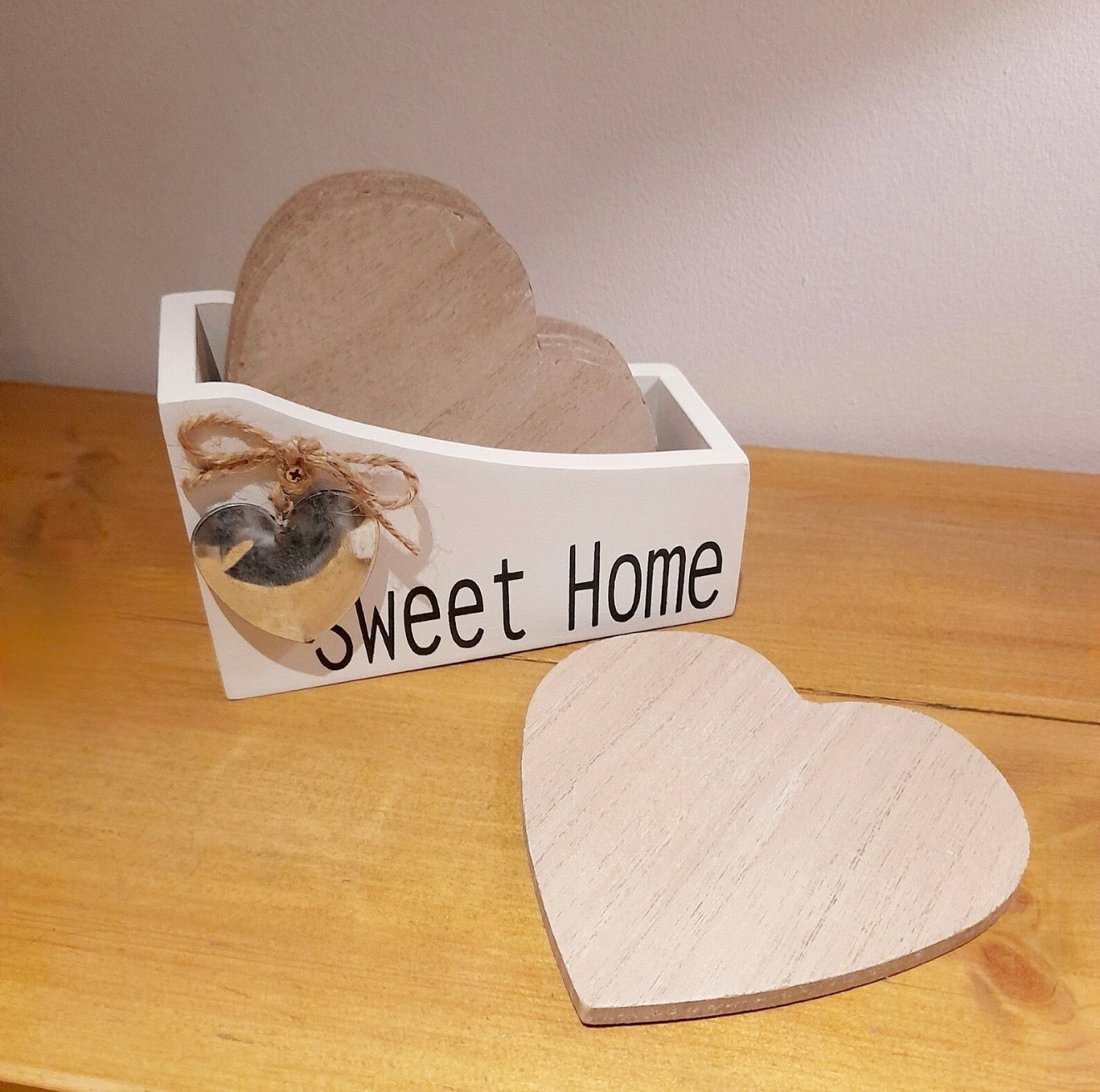 Heart Coaster Set– Sweet Home