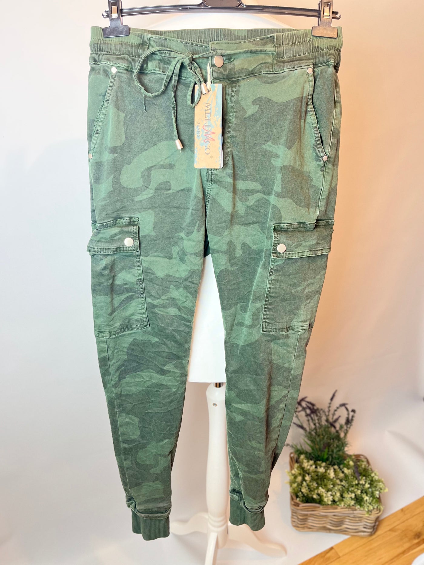 Melly & Co Camouflage Combat Drawstring Trouser- Rio