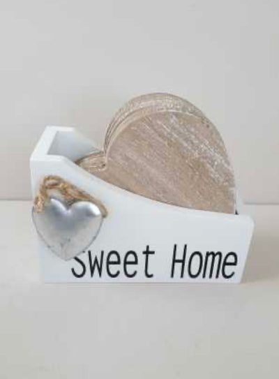 Heart Coaster Set– Sweet Home