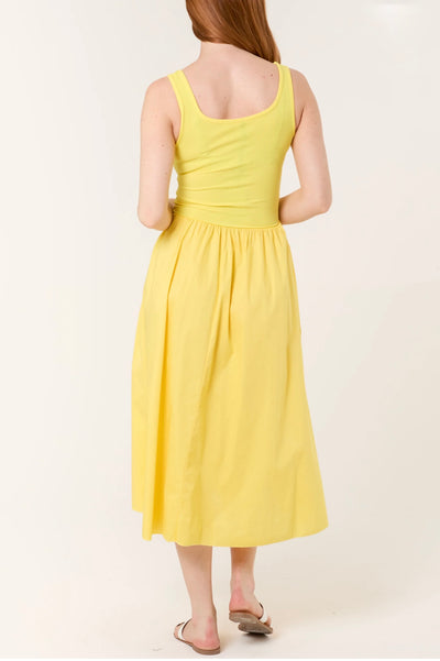 Pocket Detail Rib Vest Dress- Vittoria