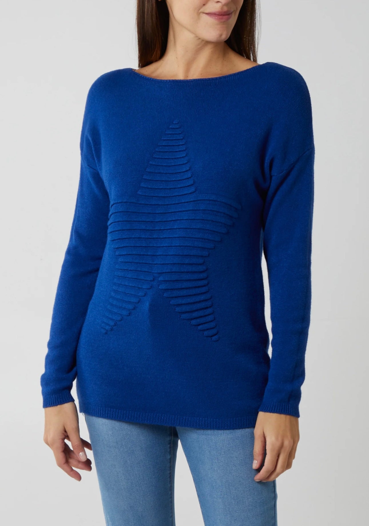 Ribbed Star Jumper- Naomi