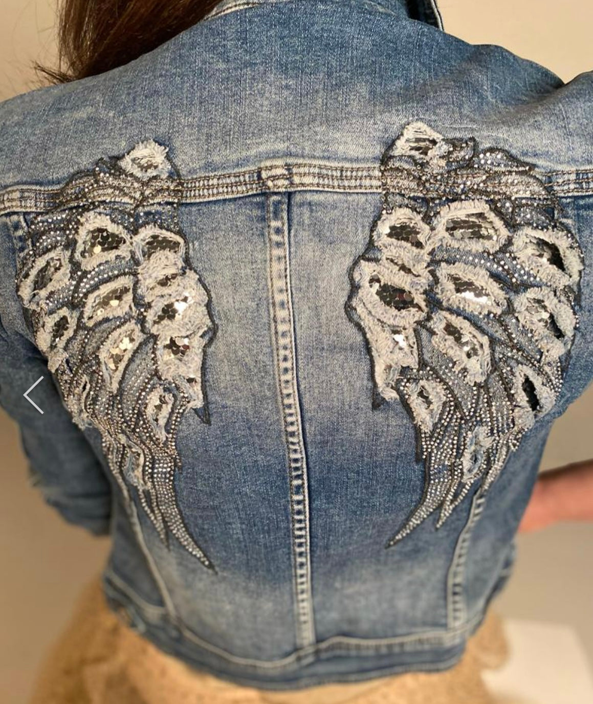 Melly & Co Angel Denim Wings Jacket- Angelisa