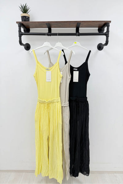 Cami Vest Jumpsuit- Vita