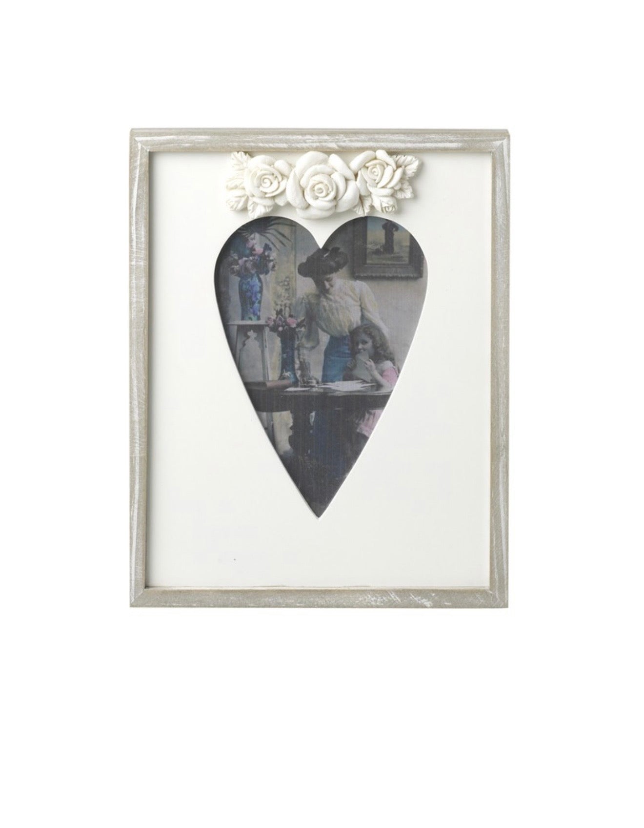 Wooden Frame with Heart Shape– Memory