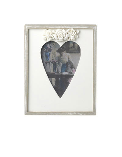 Wooden Frame with Heart Shape– Memory