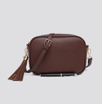 Vegan Leather Crossbody Camera Bag- Chiara