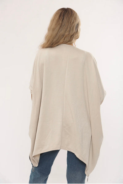 Star Detail Oversized Sweatshirt- Vega