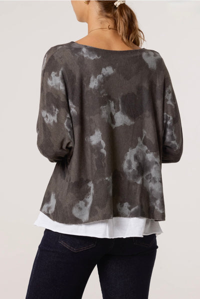 Marble Double Layer Top– Cloud Nine