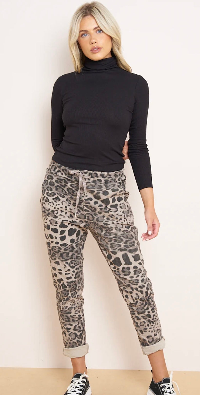 Leopard Print Magic Trousers- Cora
