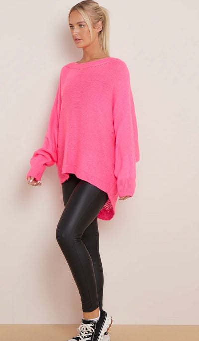 Back Knitted Patter Jumper- Sofia