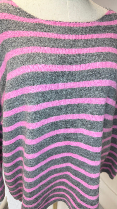 Italian Striped Relaxed Jumper- Vento