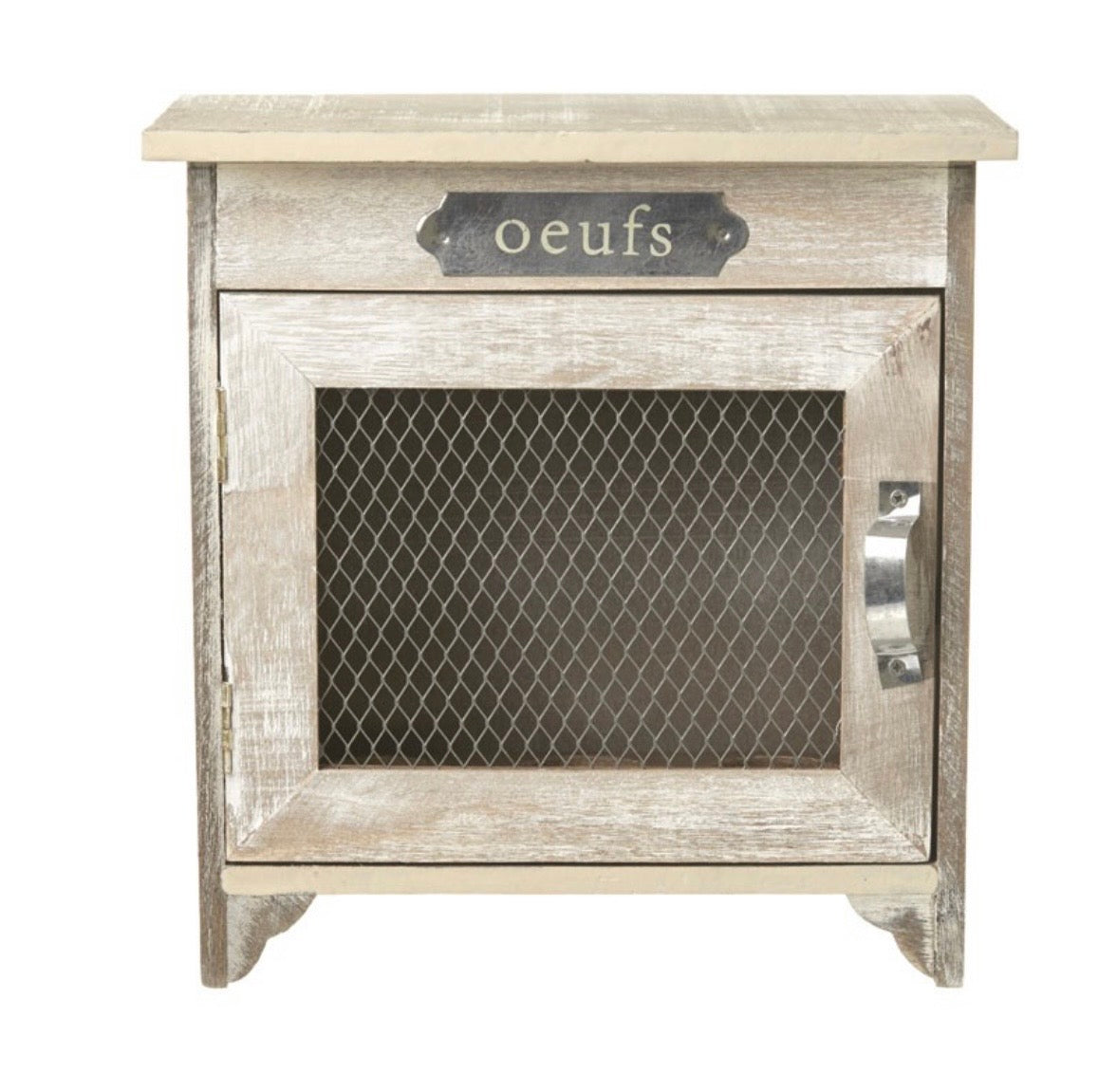 Wooden Egg Cupboard with Mesh Door- Cozy Nest