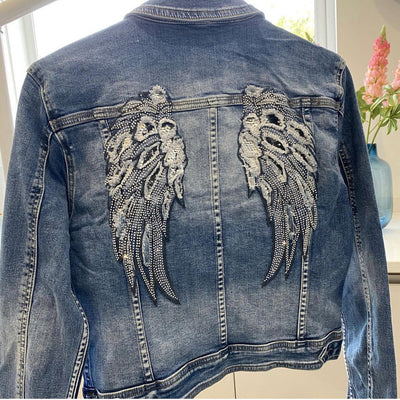 Melly & Co Angel Denim Wings Jacket- Angelisa