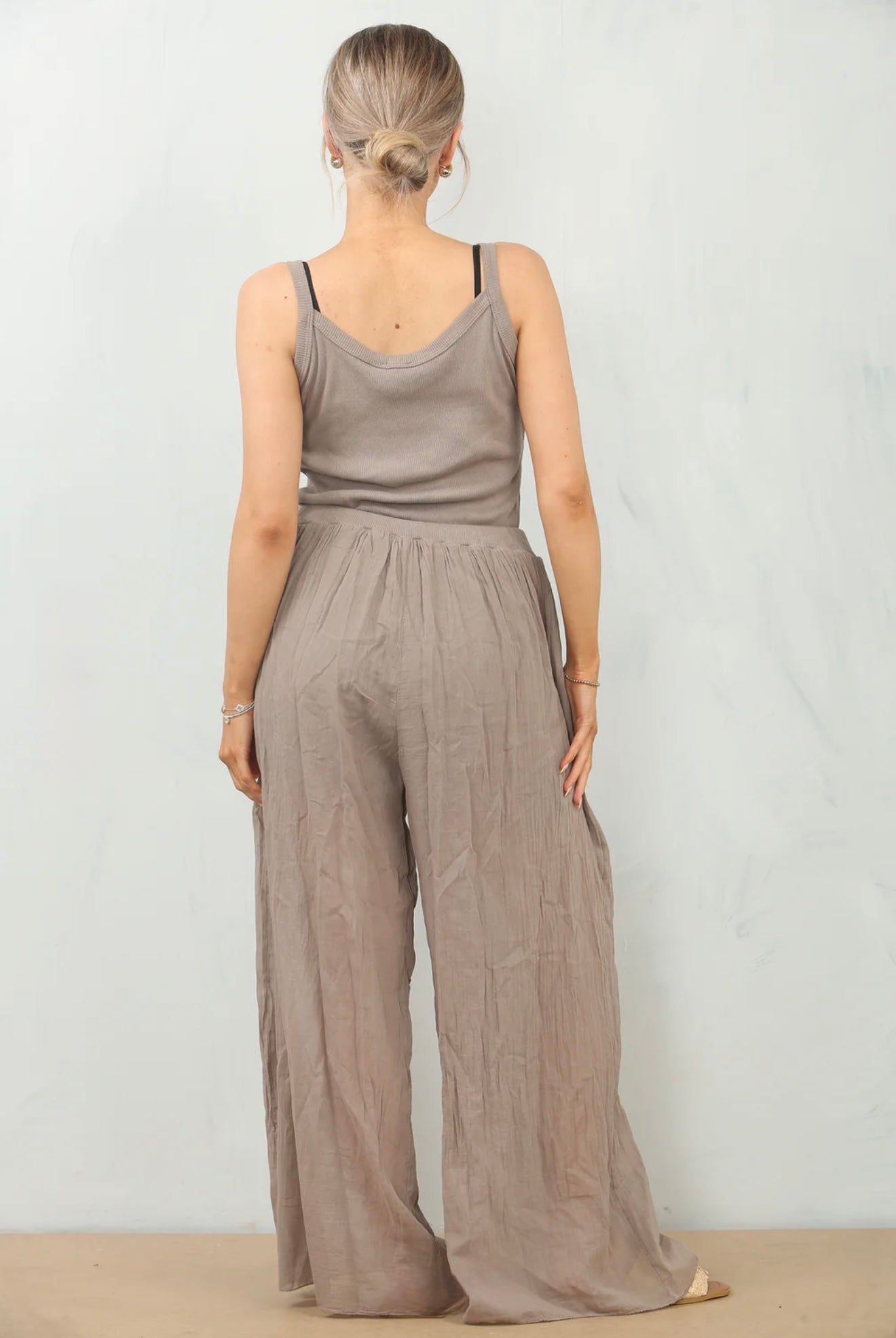 Cami Vest Jumpsuit- Vita