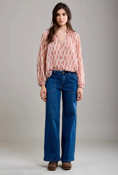 Toxik3 Paris Wide-Legged Jeans- Margaux