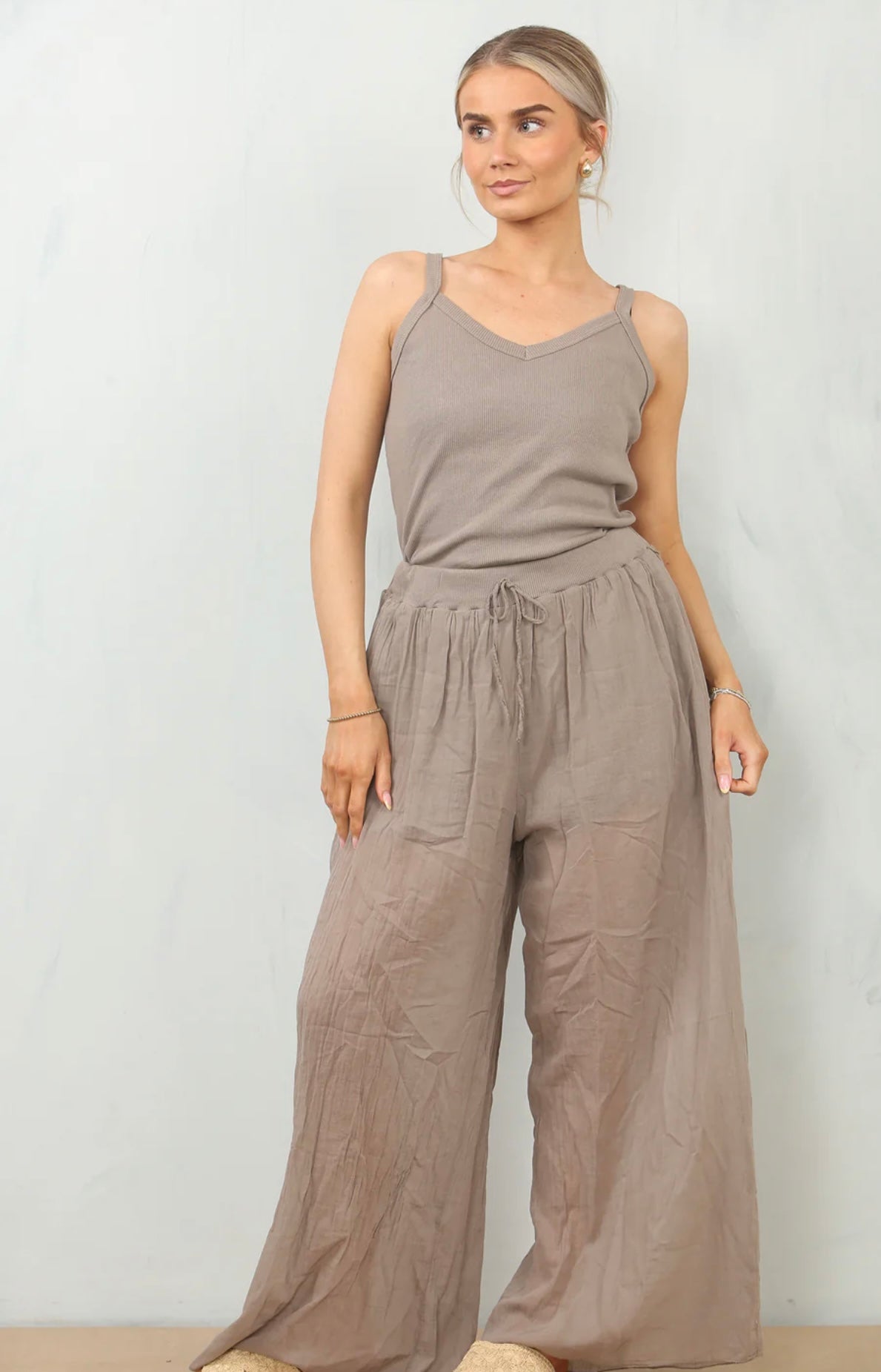 Cami Vest Jumpsuit- Vita