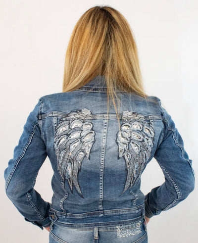 Melly & Co Angel Denim Wings Jacket- Angelisa