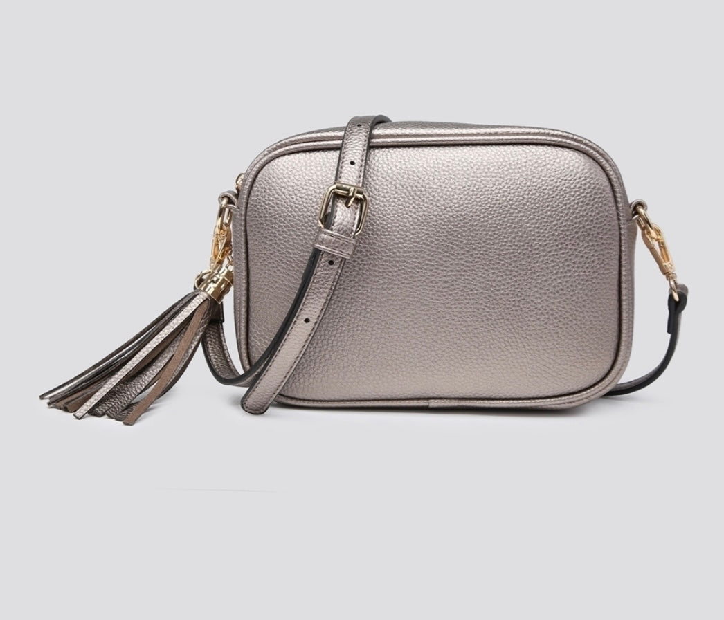 Vegan Leather Crossbody Camera Bag- Chiara