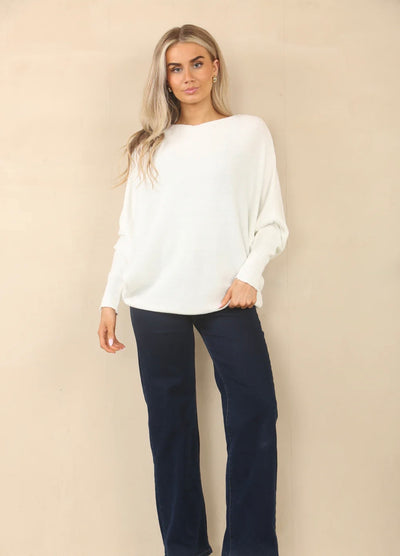 Super Soft Batwing Jumper- Miele