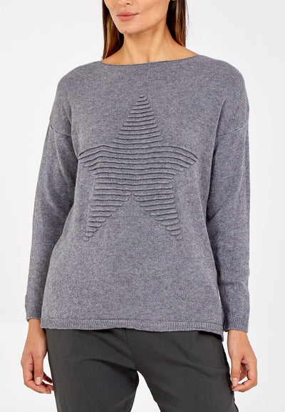 Ribbed Star Jumper- Naomi