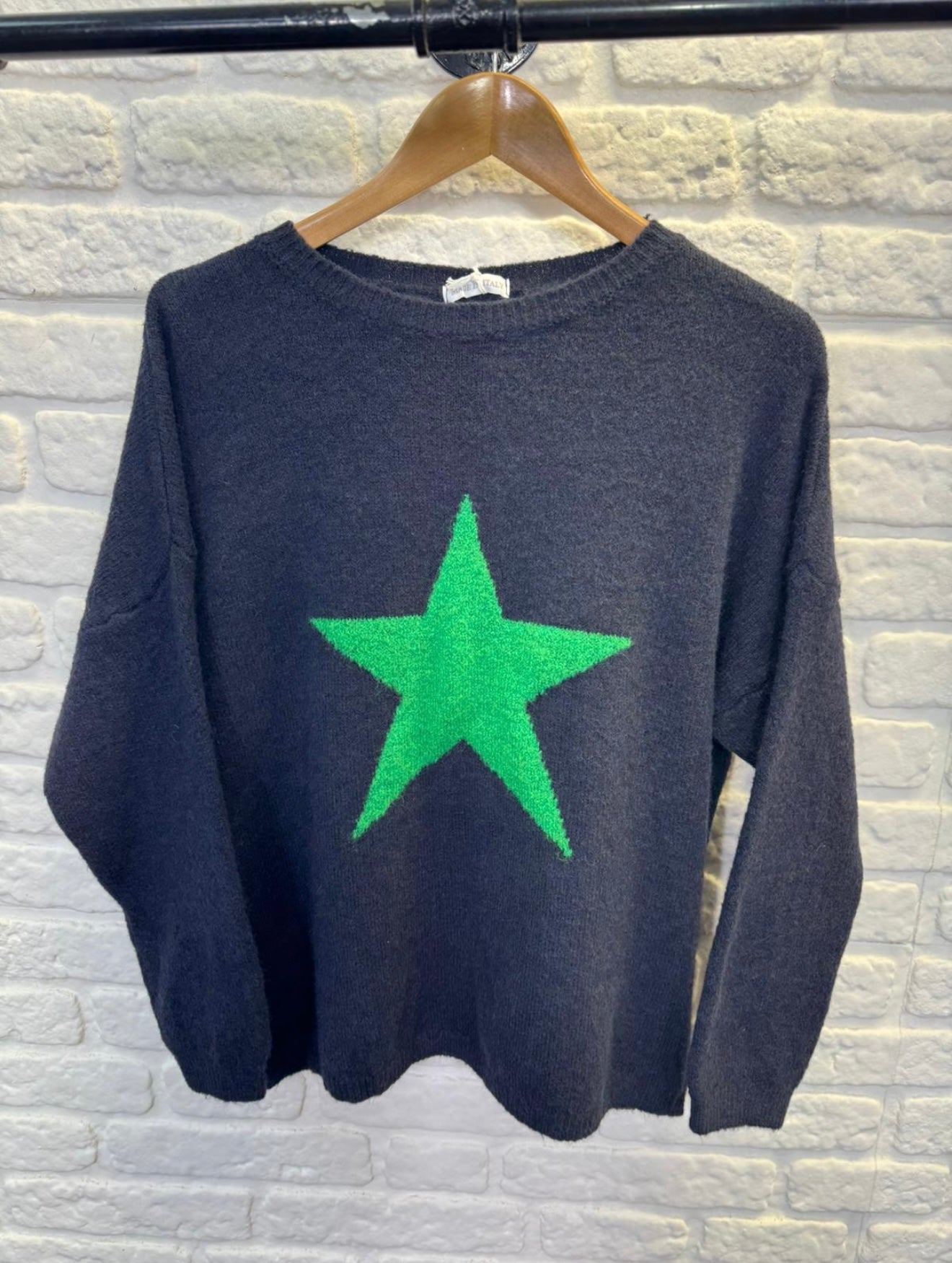 Wool Blend Star Sweater- Sidera