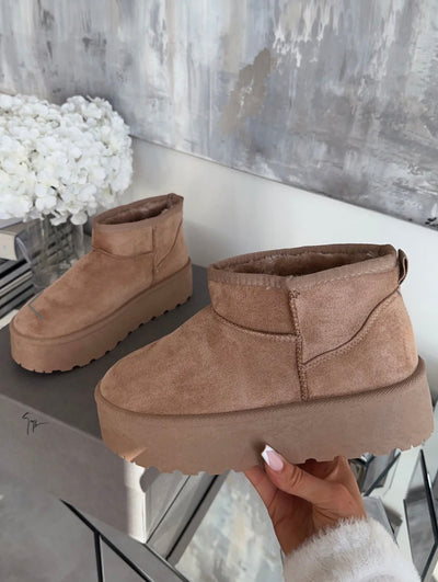 Classic Ultra Mini Platform Ankle Boots- Ugas