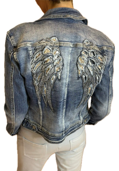 Melly & Co Angel Denim Wings Jacket- Angelisa