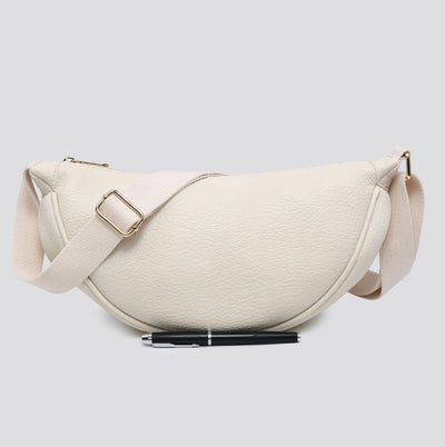 Soft Vegan Leather Side Belt Bag- Noa