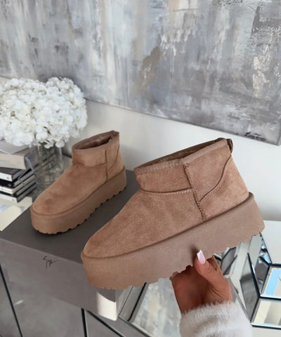 Classic Ultra Mini Platform Ankle Boots- Ugas