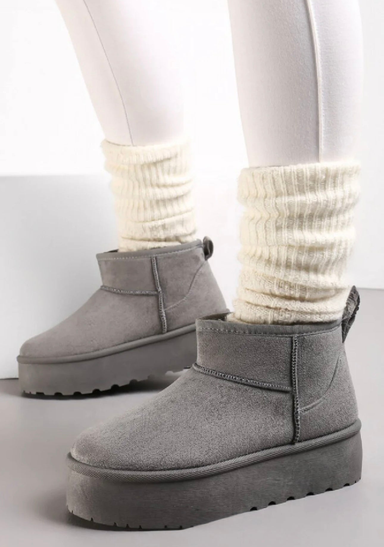 Classic Ultra Mini Platform Ankle Boots- Ugas