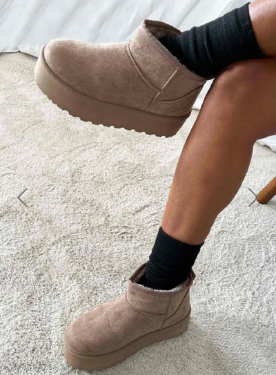 Classic Ultra Mini Platform Ankle Boots- Ugas