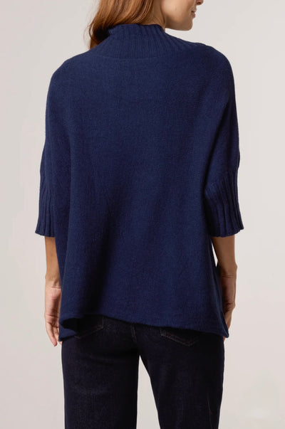 Funnel Neck Italian Knit Jumper- Vania