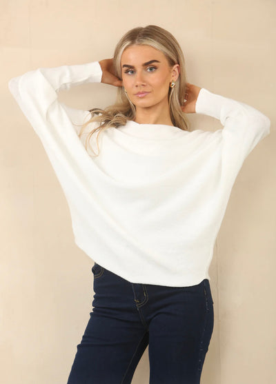 Super Soft Batwing Jumper- Miele