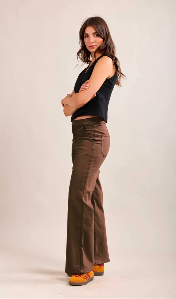 Toxik3 Paris Flare Jeans- Fleur