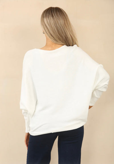 Super Soft Batwing Jumper- Miele
