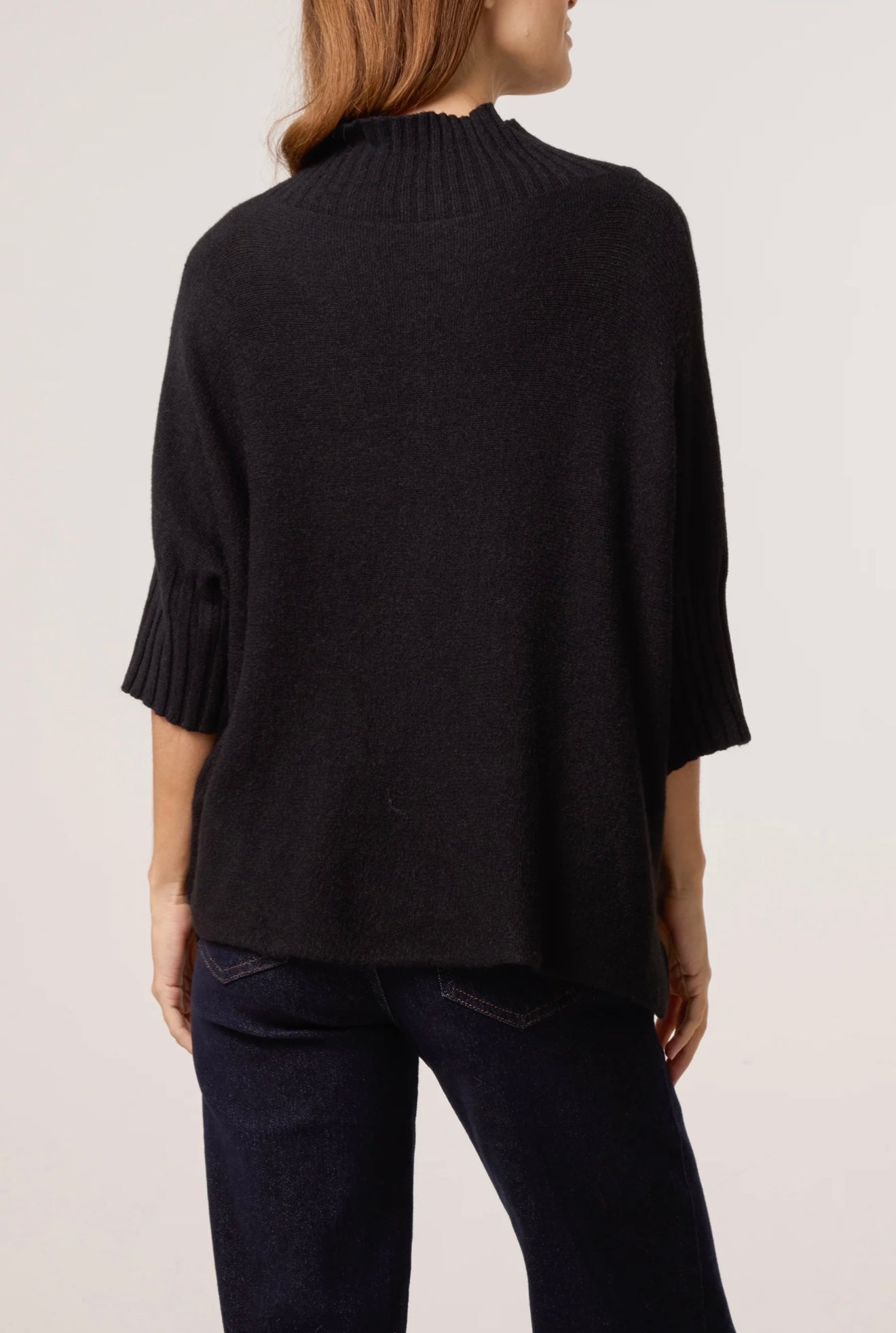 Funnel Neck Italian Knit Jumper- Vania