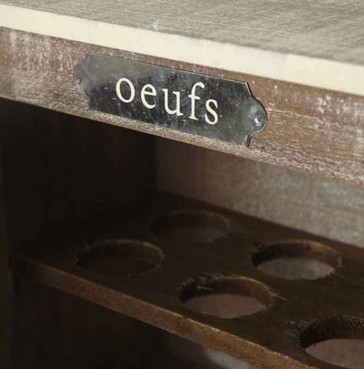 Wooden Egg Cupboard with Mesh Door- Cozy Nest