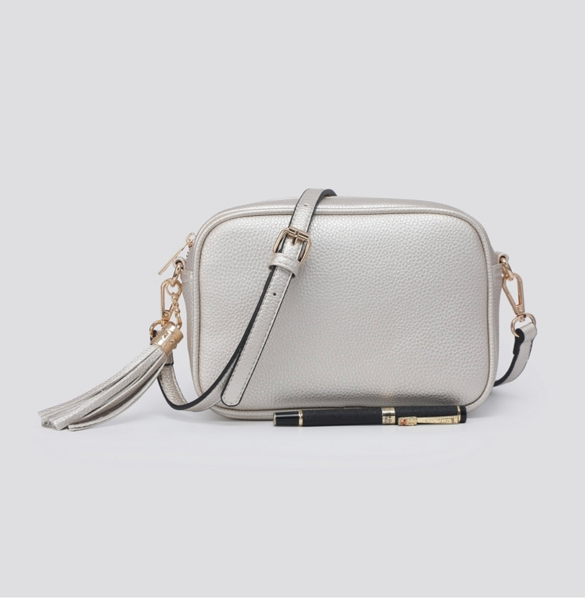 Vegan Leather Crossbody Camera Bag- Chiara