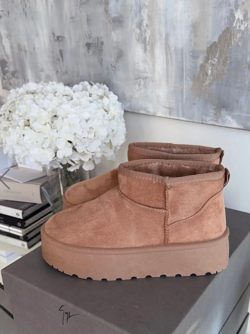 Classic Ultra Mini Platform Ankle Boots- Ugas