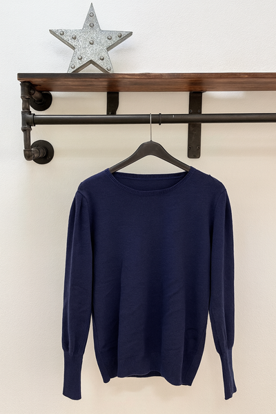 Italian Jumper Button Sleeve Detail- Eterna