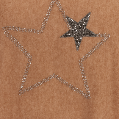 Italian Diamante & Embroidered Star Detail Knit- Favilla