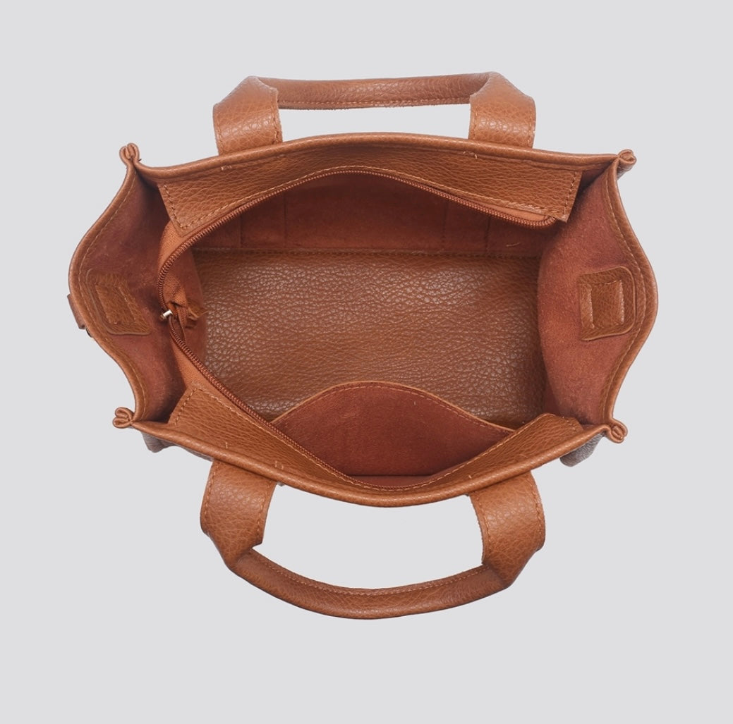 Vegan Leather Soft Tote Bag- Nuvola