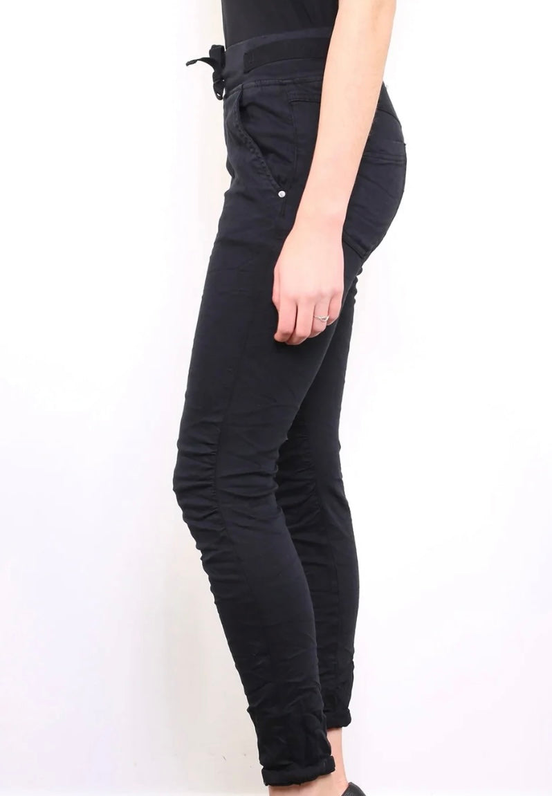 Melly & Co Drawstring Jeans Joggers - Eliana