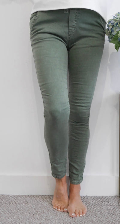 Melly & Co Drawstring Jeans Joggers - Eliana