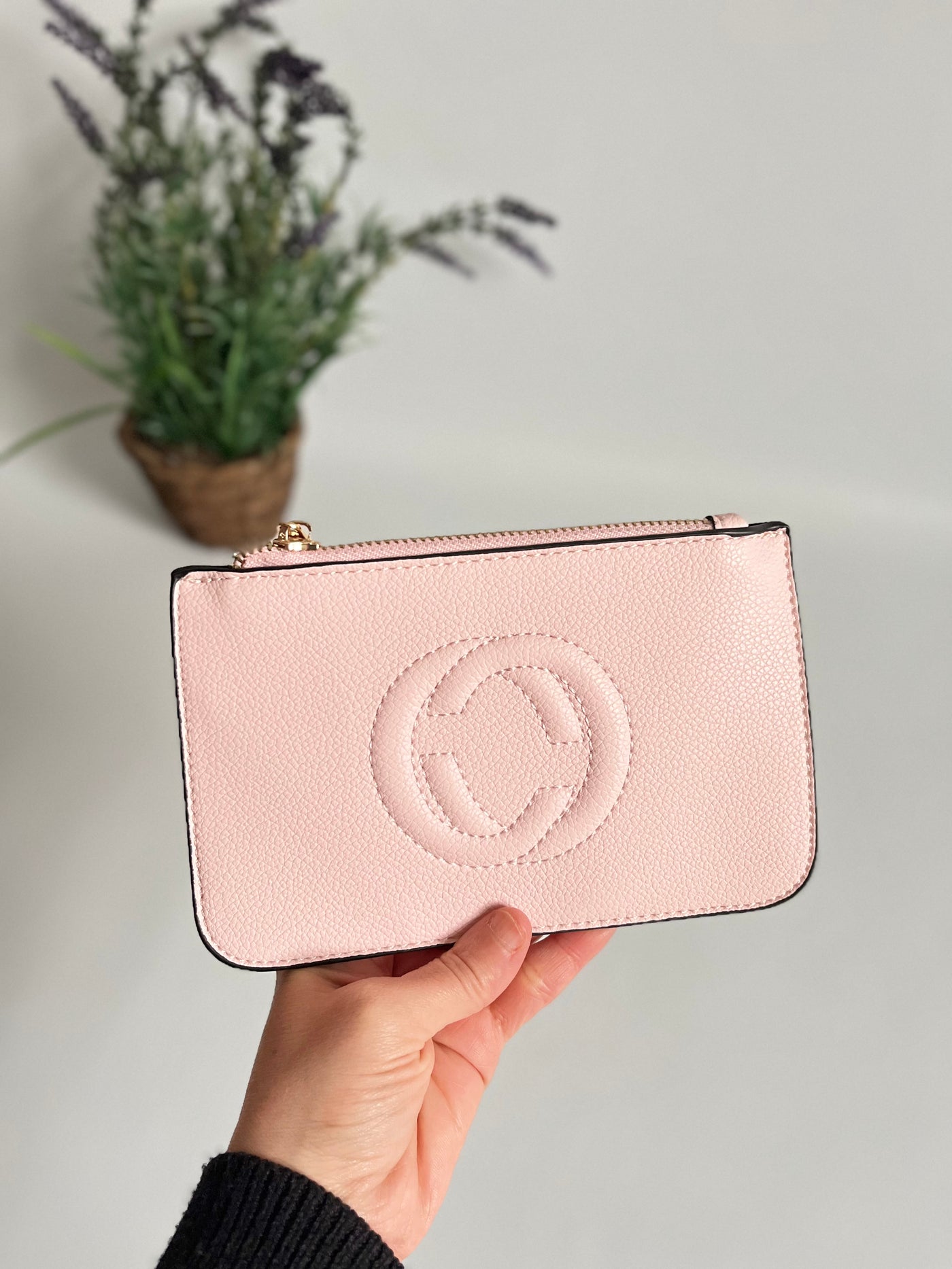 Pink Designer Inspired Small Pouch