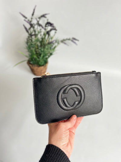 Black Designer Inspired Small Pouch