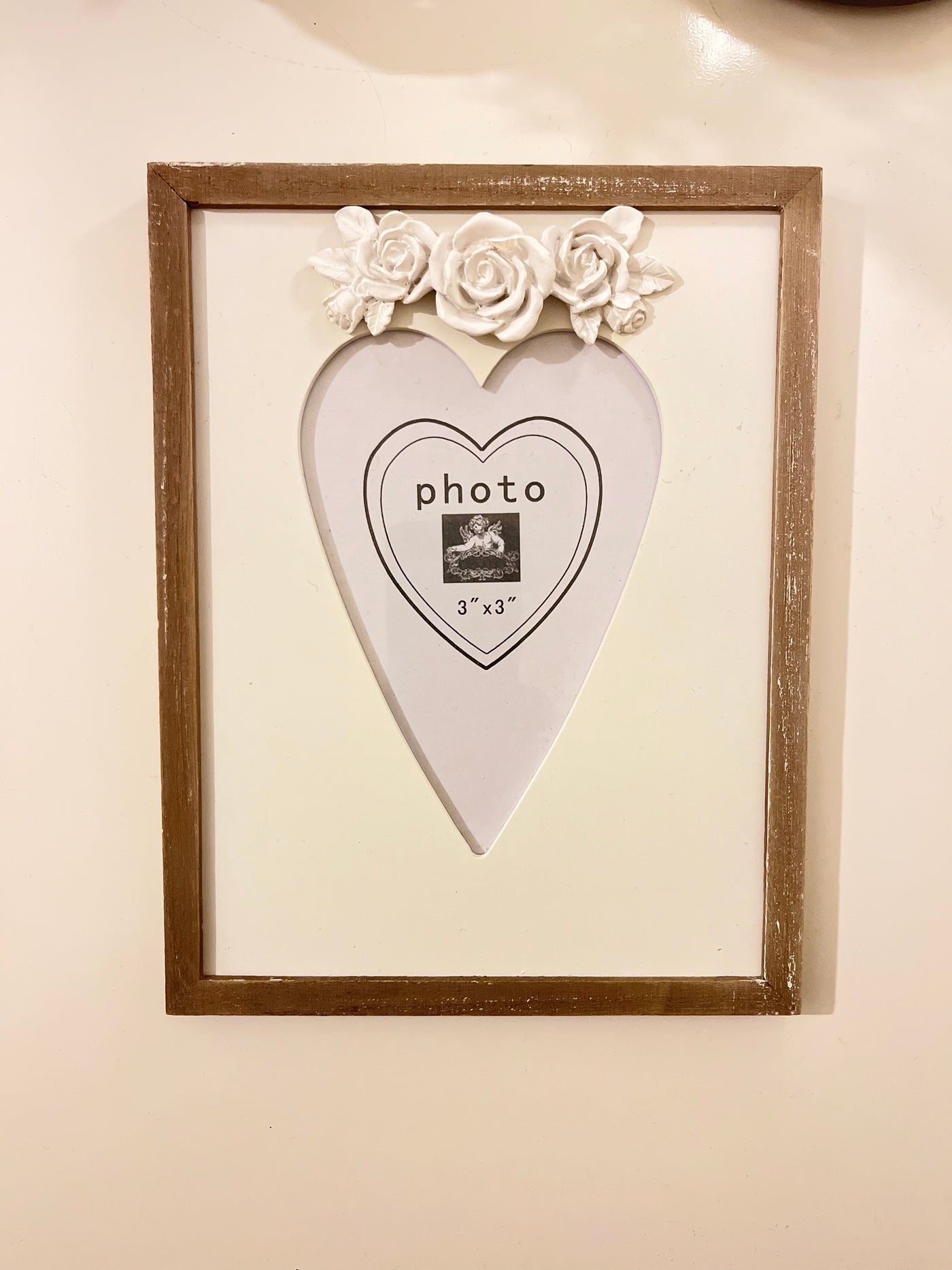 Shabby Chic Heart Picture Frame - Cuore